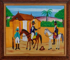 Touissant L'Ouverture und Edelleute zu Pferd