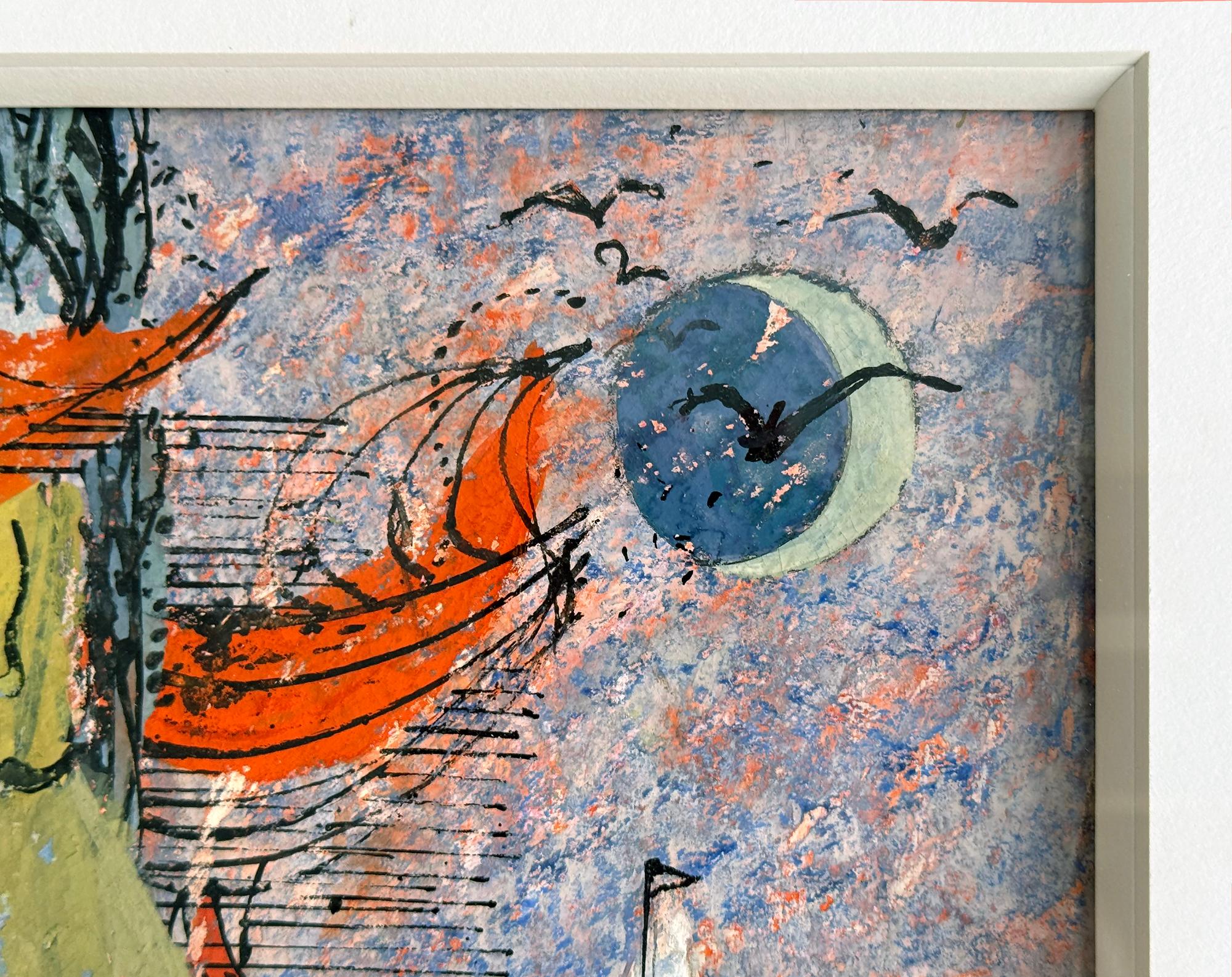 Young Lovers in the Morning Embrace.  Mid-Century Neo-Classical Love Song For Sale 2