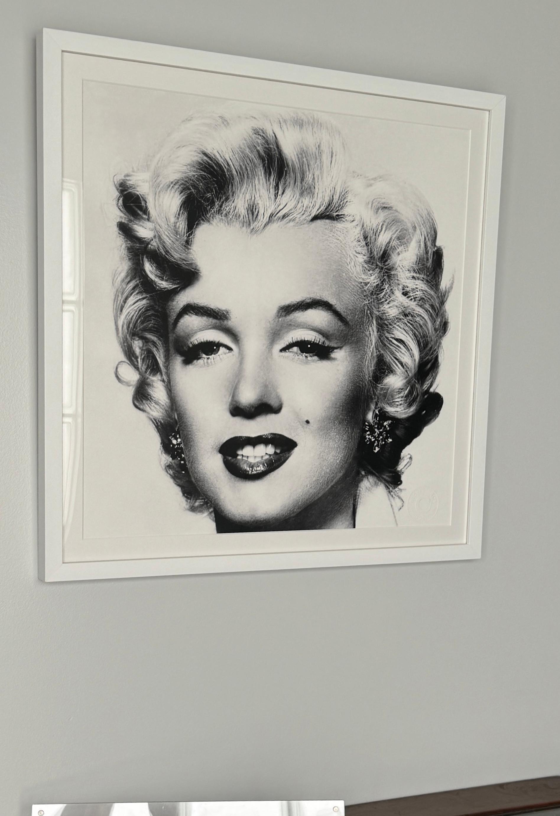 Marilyn Monroe – Der ikonische Andy Warhol (Grau), Portrait Photograph, von Eugene Kornman