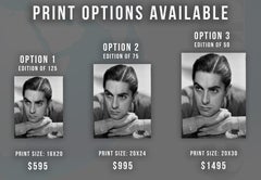 Tyrone Power Resting His Head Fine Art Print