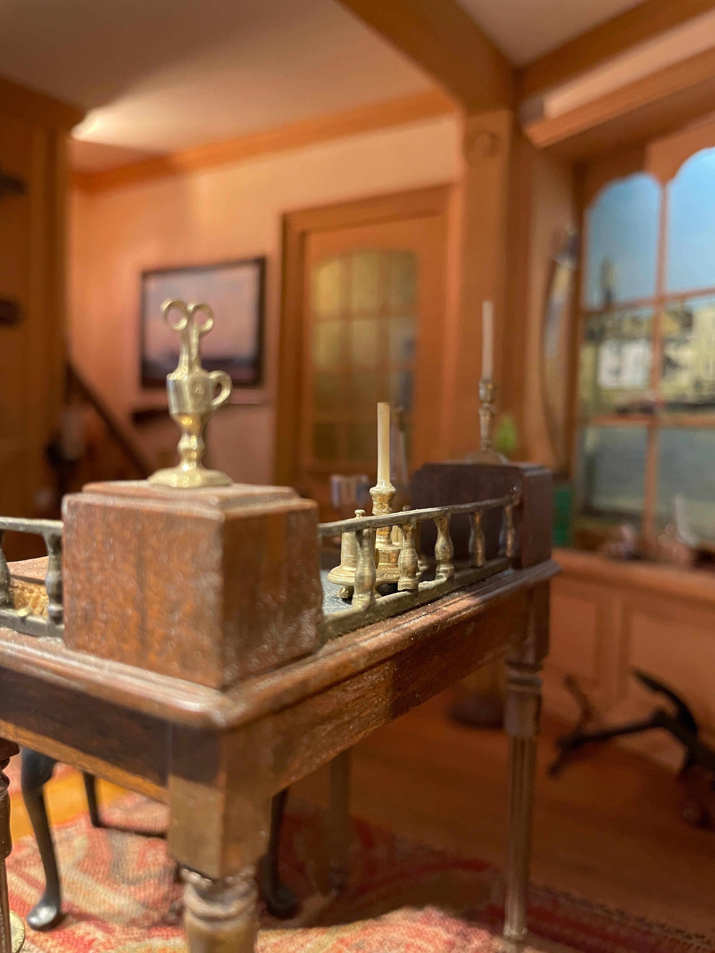 Retired Whaling Captain's Study, Nantucket, Miniature Room by Eugene Kupjack For Sale 2