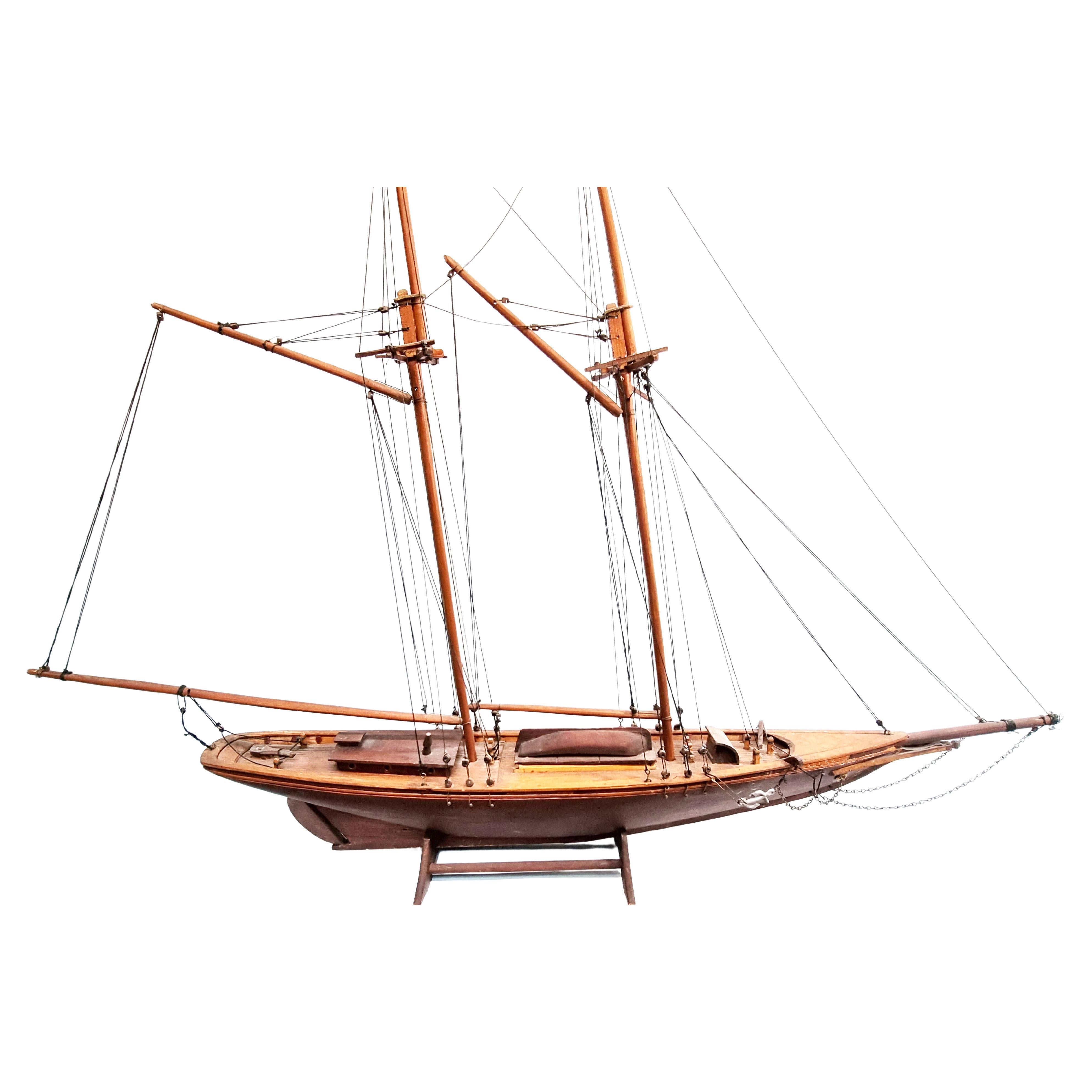 Eugene Leclerc Bluenose Ship Model Canadian (1885-1968) For Sale