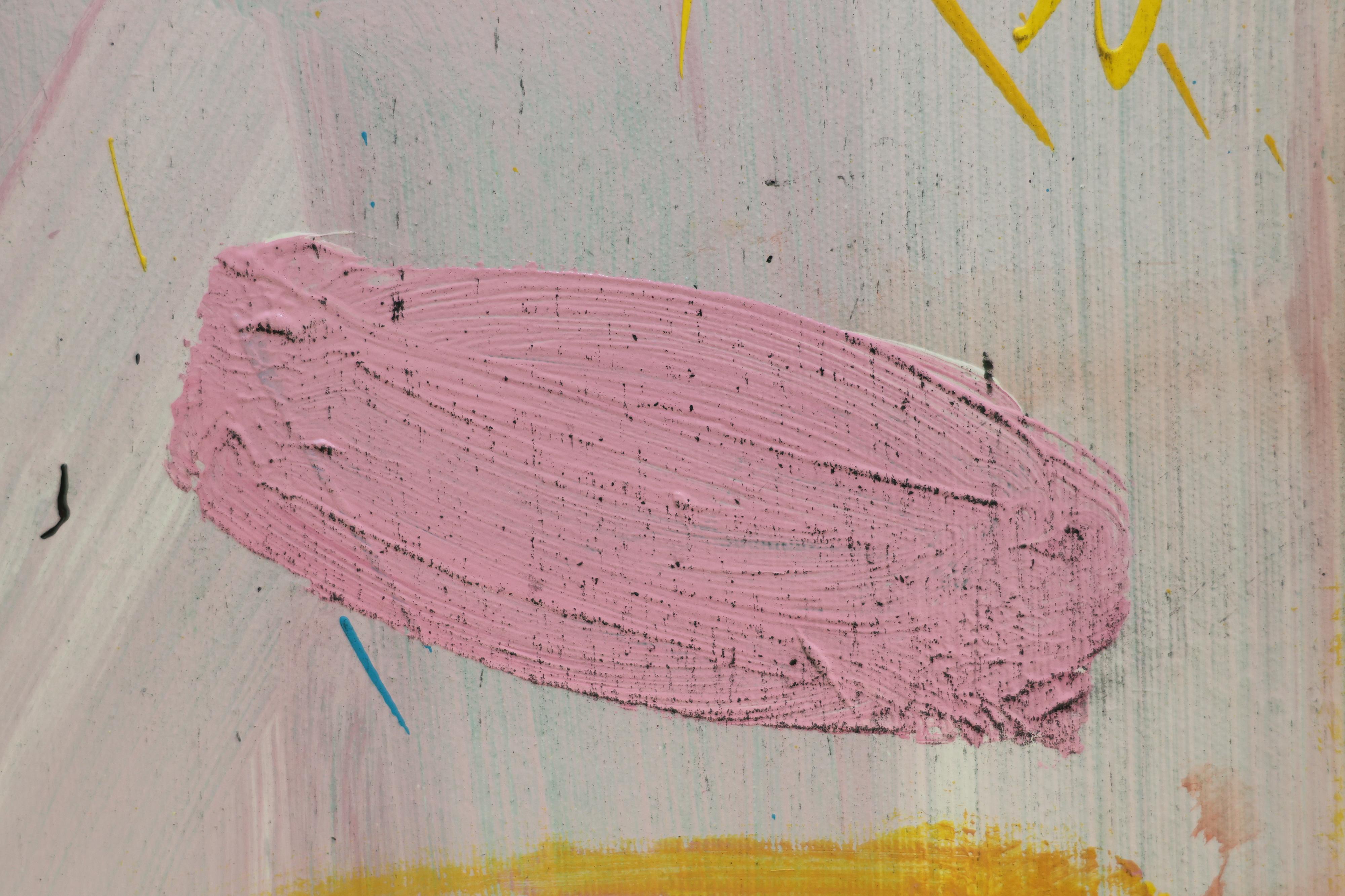 Eugene Lisniak “Self Portrait” 2021 – Large Abstract Expressionist Mixed Media For Sale 15