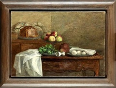 Nature morte au coquetier renversé