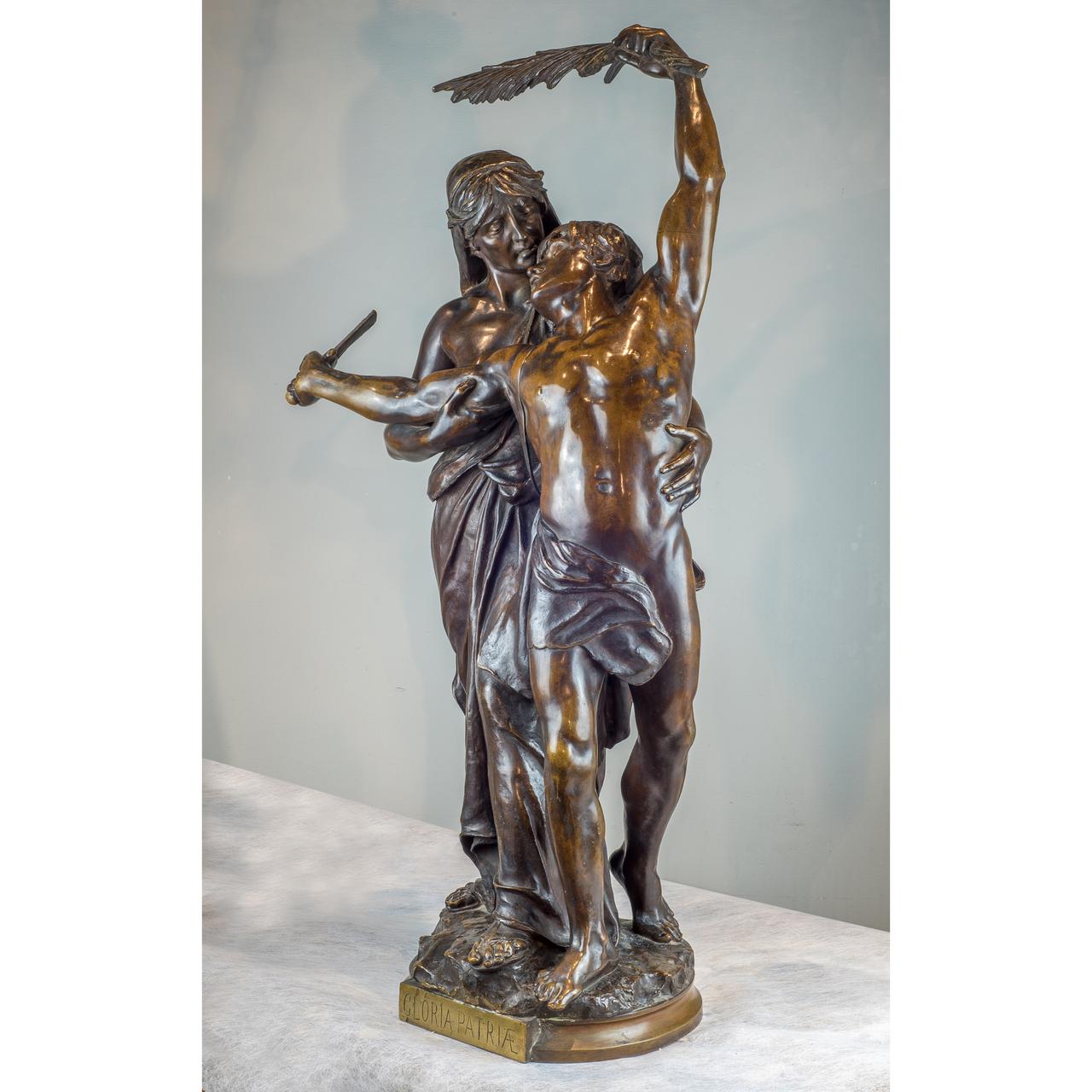 Grupo de bronce de gran calidad 