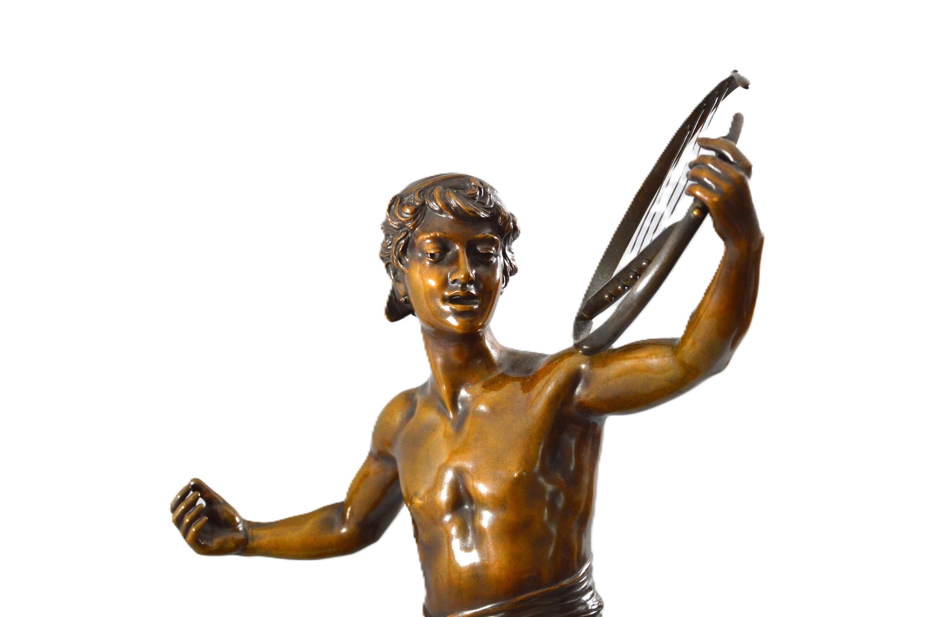 Eugene Marioton - Bronze Statue in vendita 1