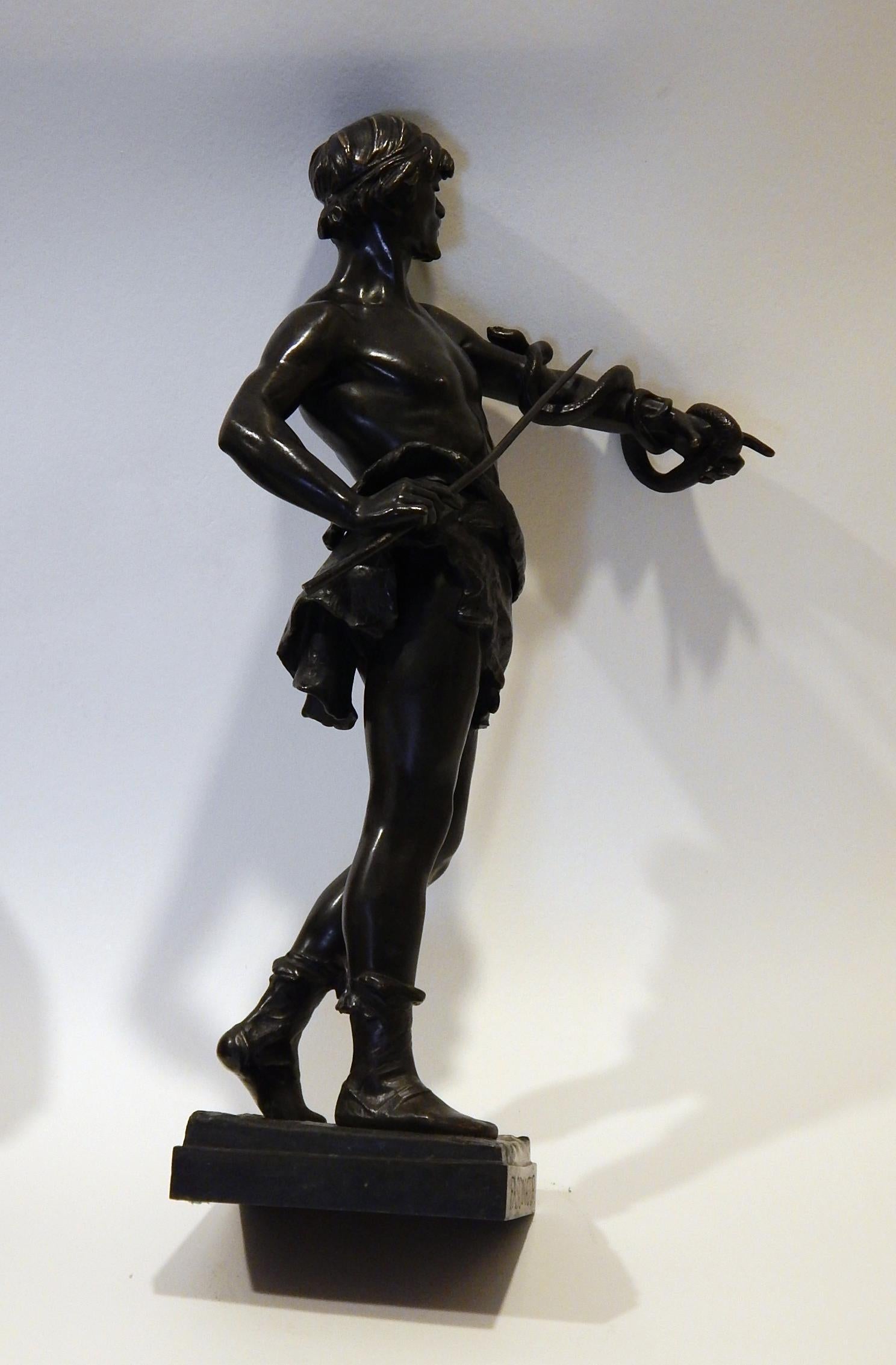 Eugene Marioton French Bronze, vers 1890s, 