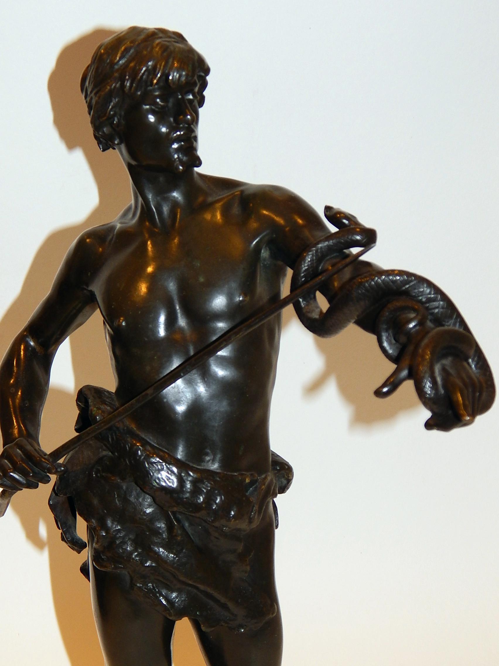 Eugene Marioton French Bronze, vers 1890s, 