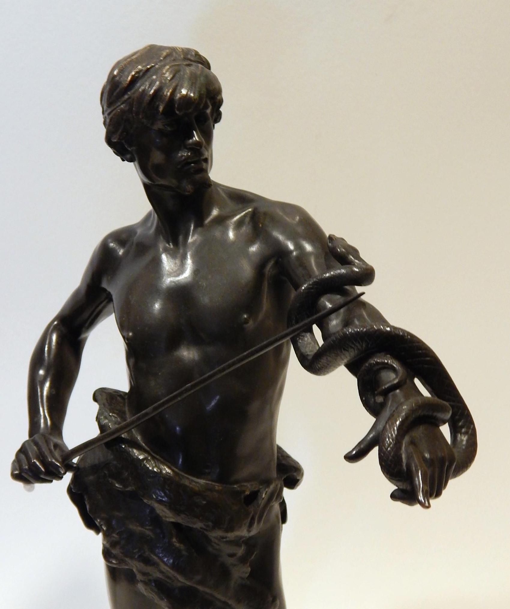 Eugene Marioton French Bronze, vers 1890s, 