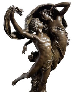 Eugéne Marioton (français, 1854-1933) The Dance of Zephyr and Psyche