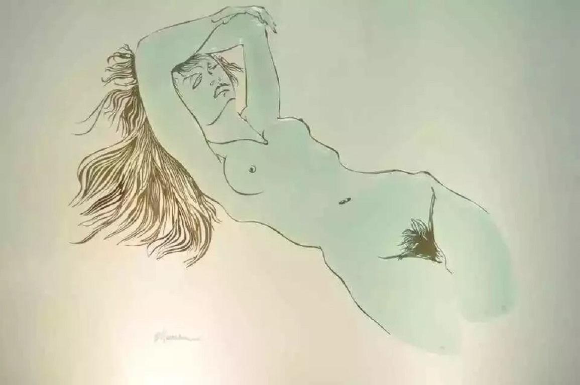 Eugene Massin Large Acrylic Lucite Nude Woman Wall Art Light Box Sculpture 45x51 For Sale 2