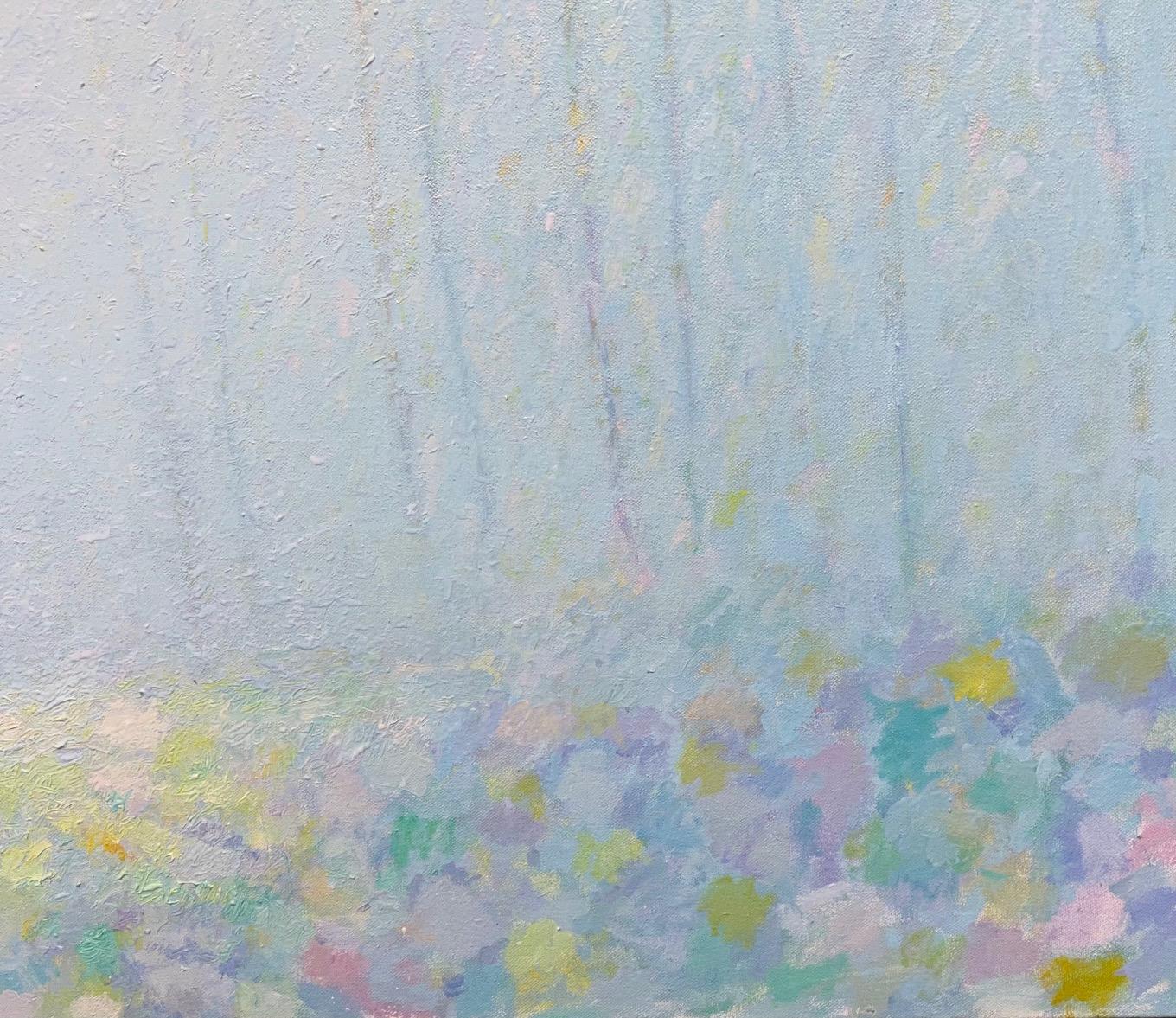 Delizie, paesaggio astratto espressionista contemporaneo originale 30x40 1