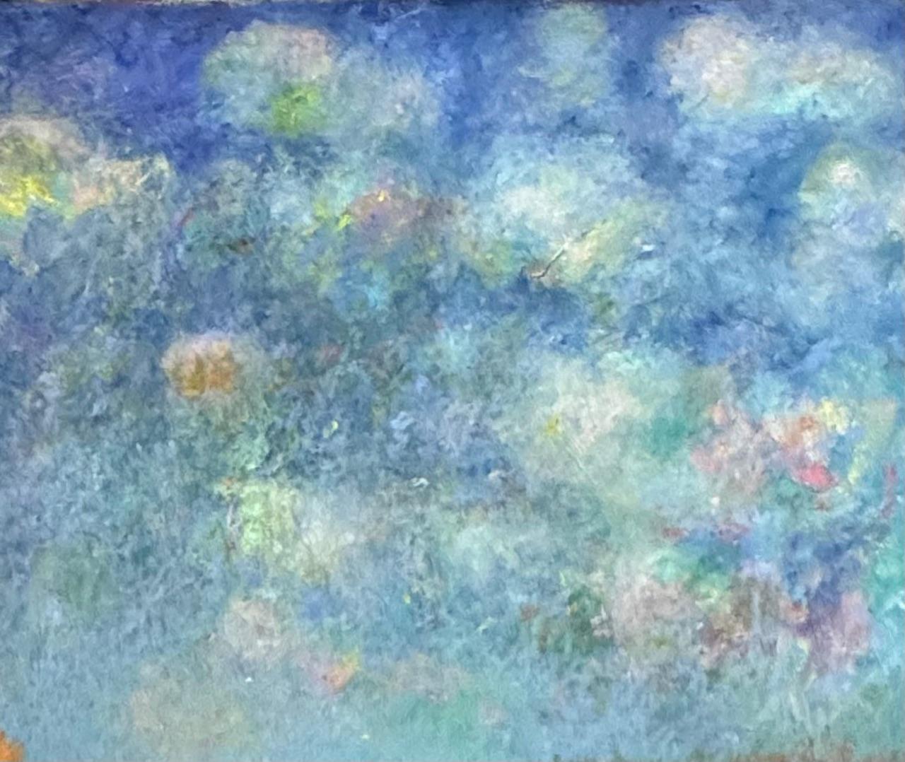 Maravilla etérea, paisaje expresionista abstracto contemporáneo original de 30x40 en venta 4