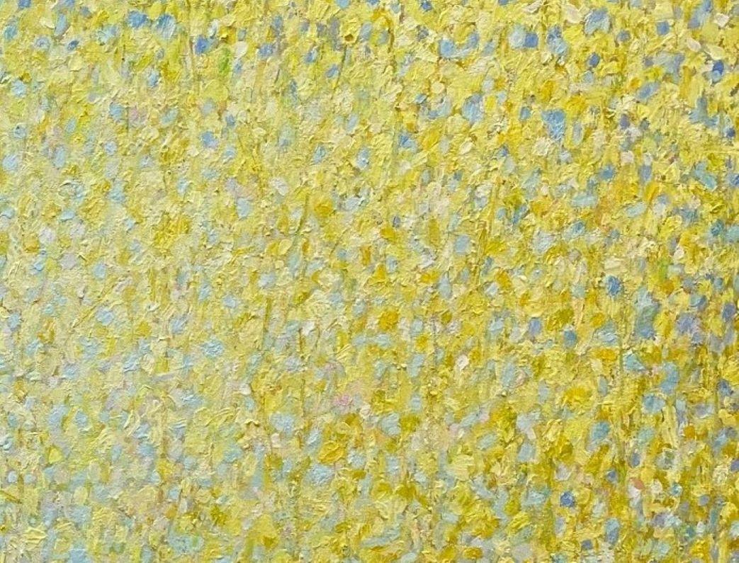 Nature's Weave, paesaggio astratto espressionista contemporaneo originale 30x40 1