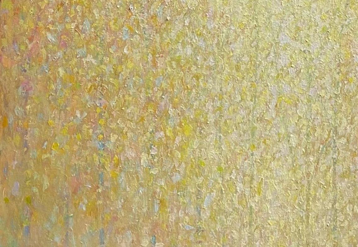Sun Kissed, original 24x36 abstract expressionist landscape - Abstract Expressionist Painting by Eugene Maziarz