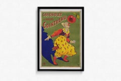 L'affiche originale de 1907 d'Eugène Ogé pour le "Guignolet d'Angers Cointreau"