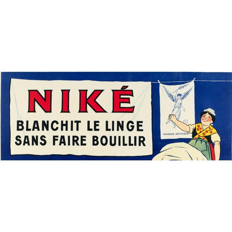Original Vintage Poster-Eugene Ogé-Nike Soap Bulles-Linge-Baby-Xxe

Nous voyons un bébé qui se lave dans un demi-baril, et qui lave des vêtements. Il a écrit 