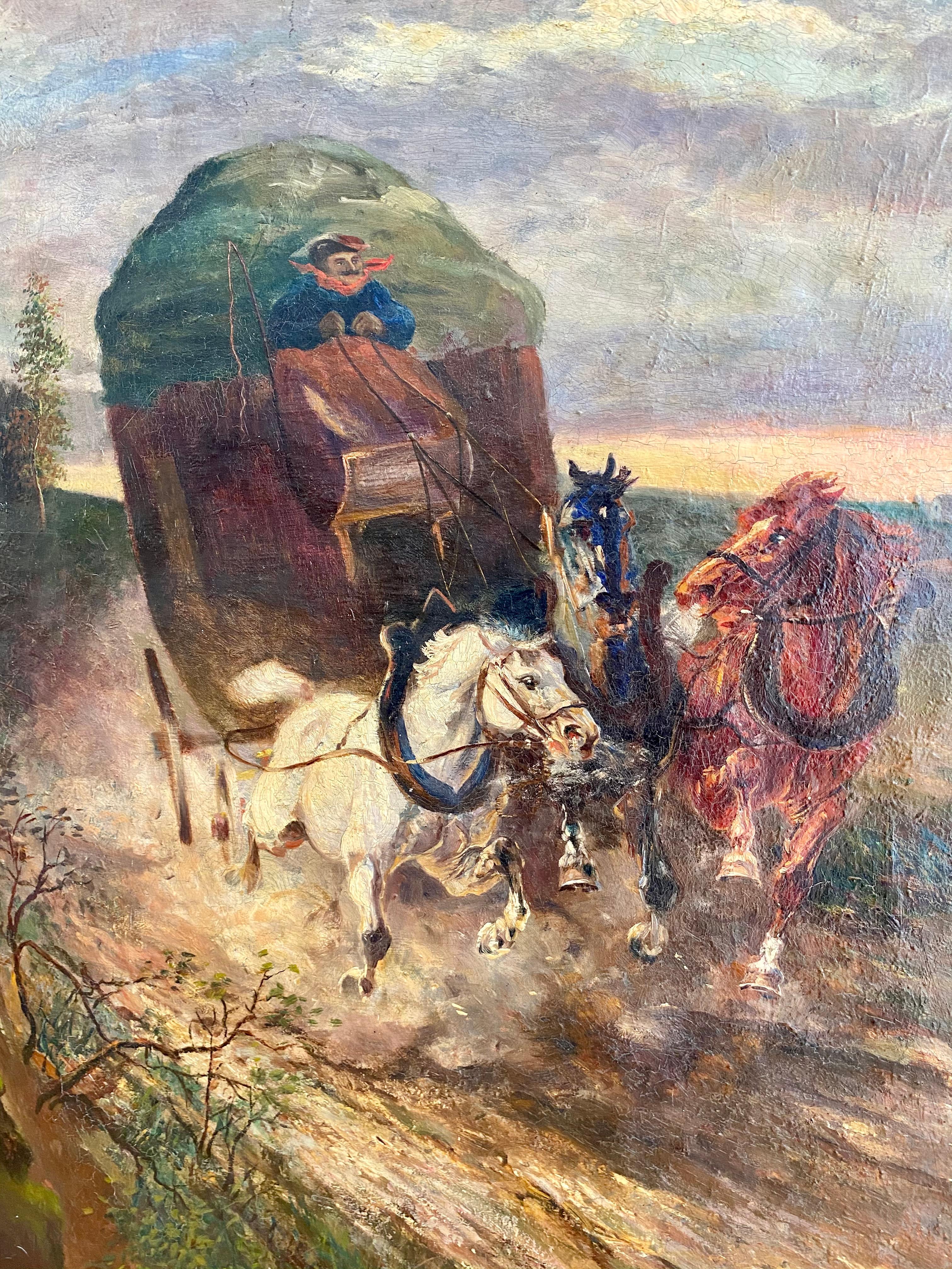 Painting signed and dated lower right 