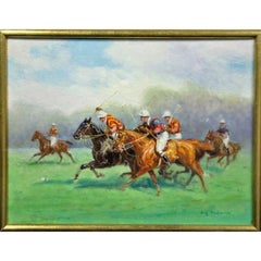 Polo II de Deauville par Eugène Pechaubes