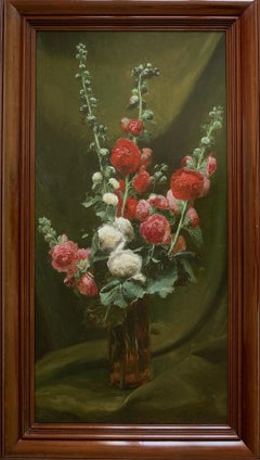 Bouquet of hollyhocks