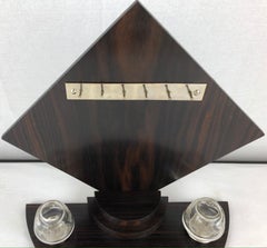 Eugene Printz Französisch Art Deco Modernistisches Schreibtischzubehör