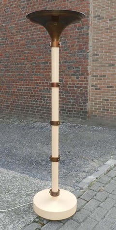 Eugène Printz Inspired Pair of Floor Lamps 1970 by Maison Roméo, Paris