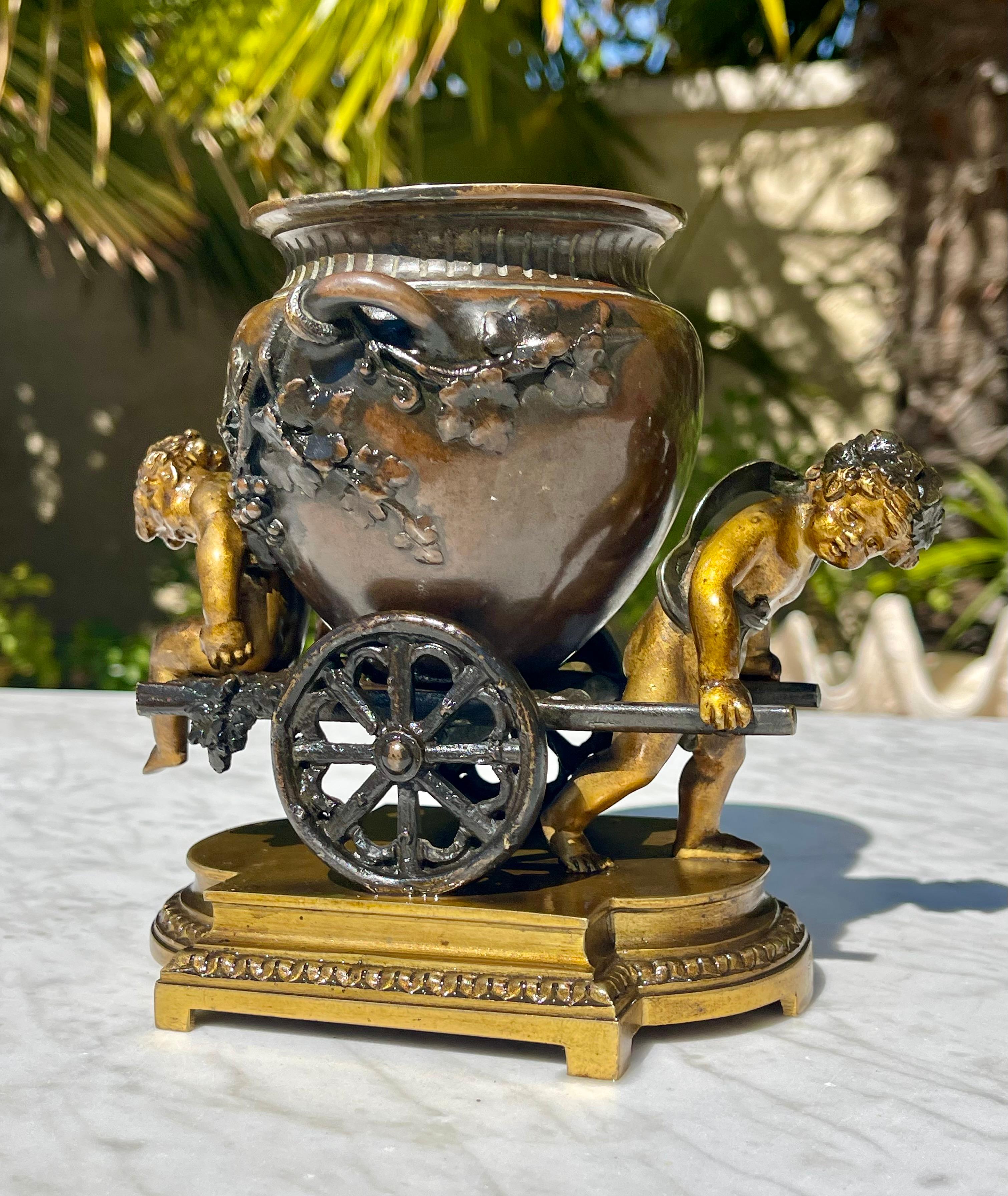 Bronze Eugène Provost - The Chariot Of Bacchus For Sale