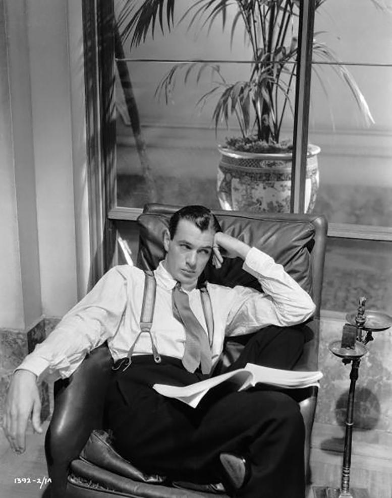 Eugene Richee Black and White Photograph - Gary Cooper