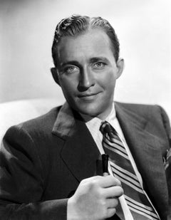 Bing Crosby Stunning Portrait in the Studio Movie Star News Fine Art Print