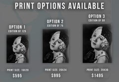 Claudette Colbert Closeup Fine Art Print