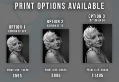 Claudette Colbert Closeup II Fine Art Print