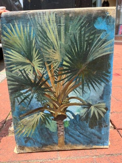 Oil Landscape of Palm Tree