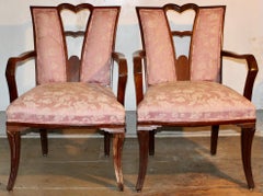 Eugene Schoen Pair Armchairs by Schmieg Hungate and Kotzian c.1929