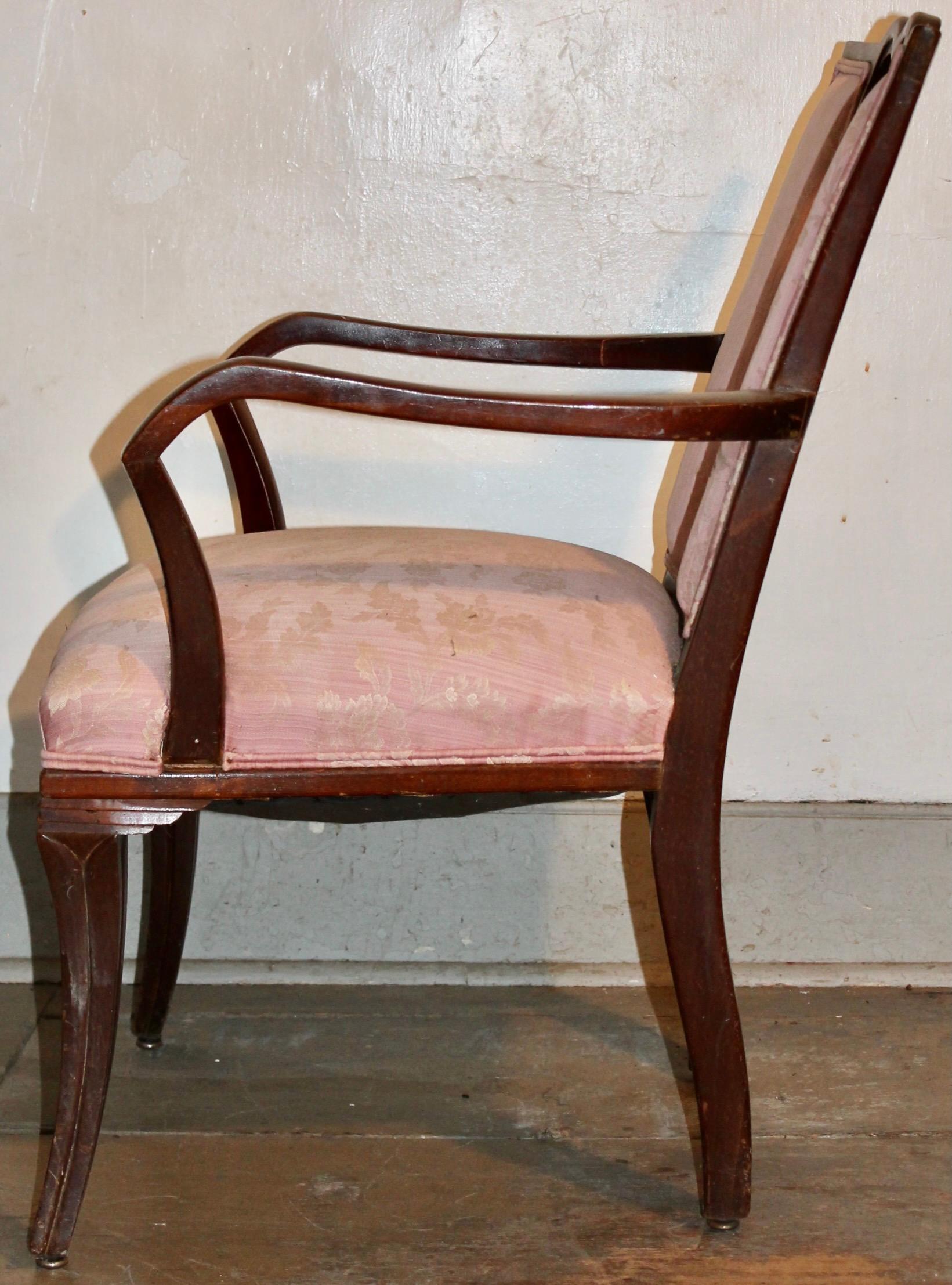 Early 20th Century Eugene Schoen Pair Armchairs by Schmieg Hungate and Kotzian c.1929 For Sale