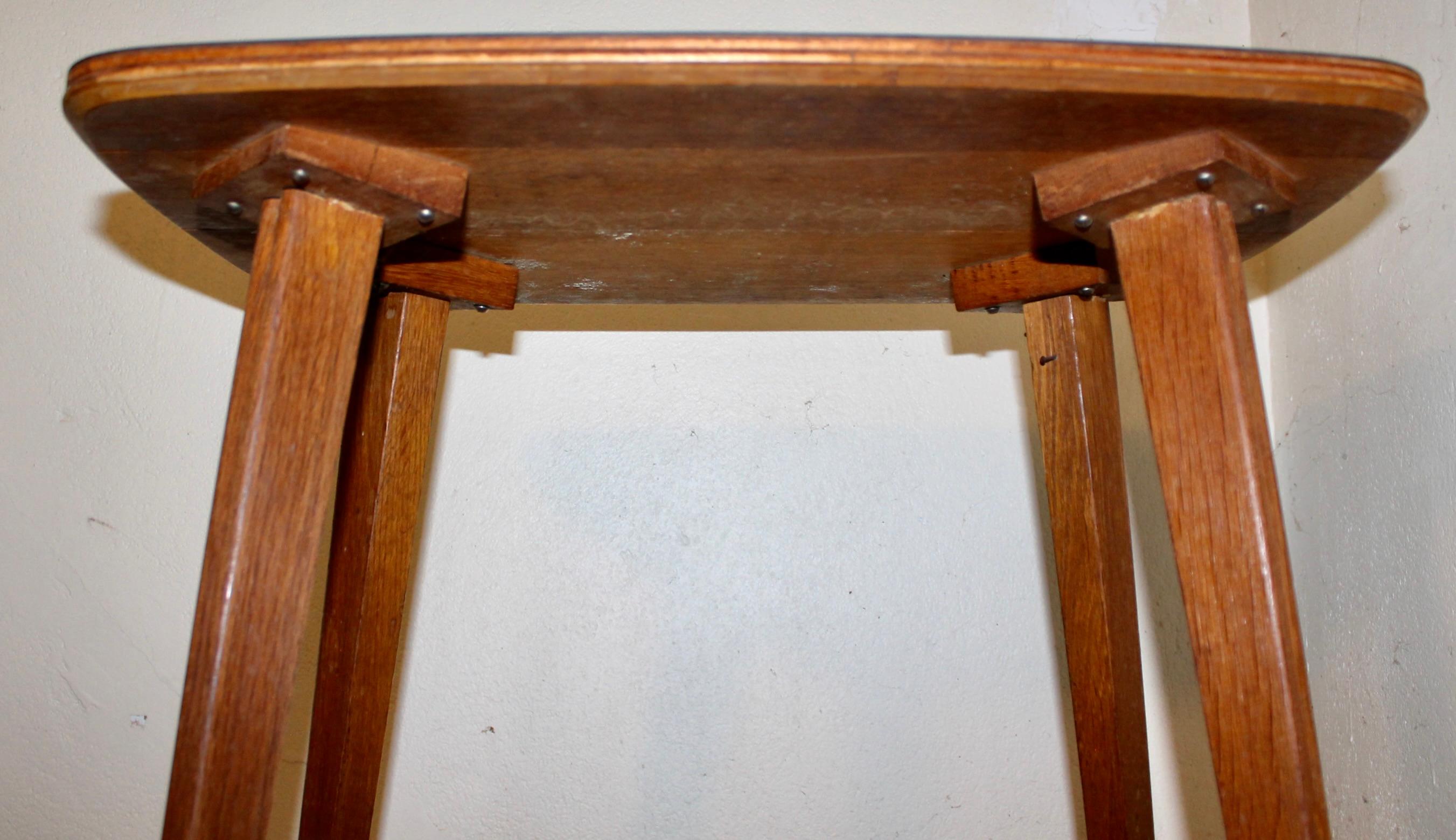 Wood Eugene Schoen Small Side Table For Sale