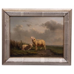 Eugène Verboeckhoven  Oil on Panel   1844