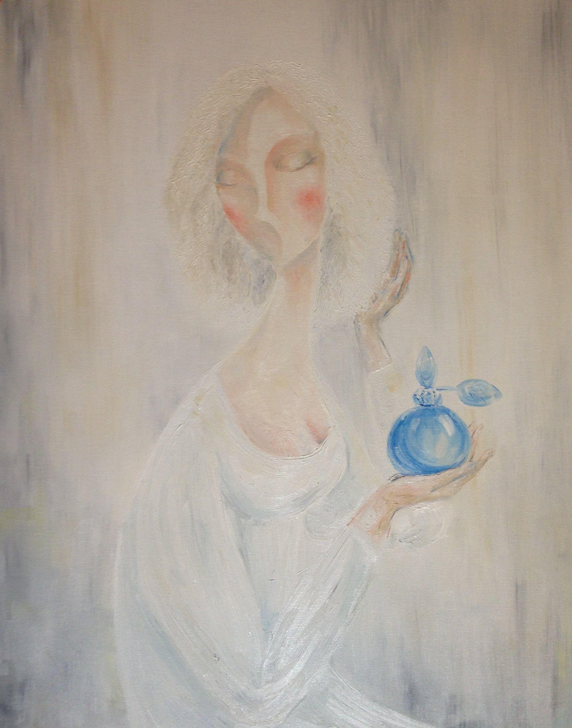 Aroma de Anna, Pintura, Óleo sobre lienzo - Painting de Eugenia Isen