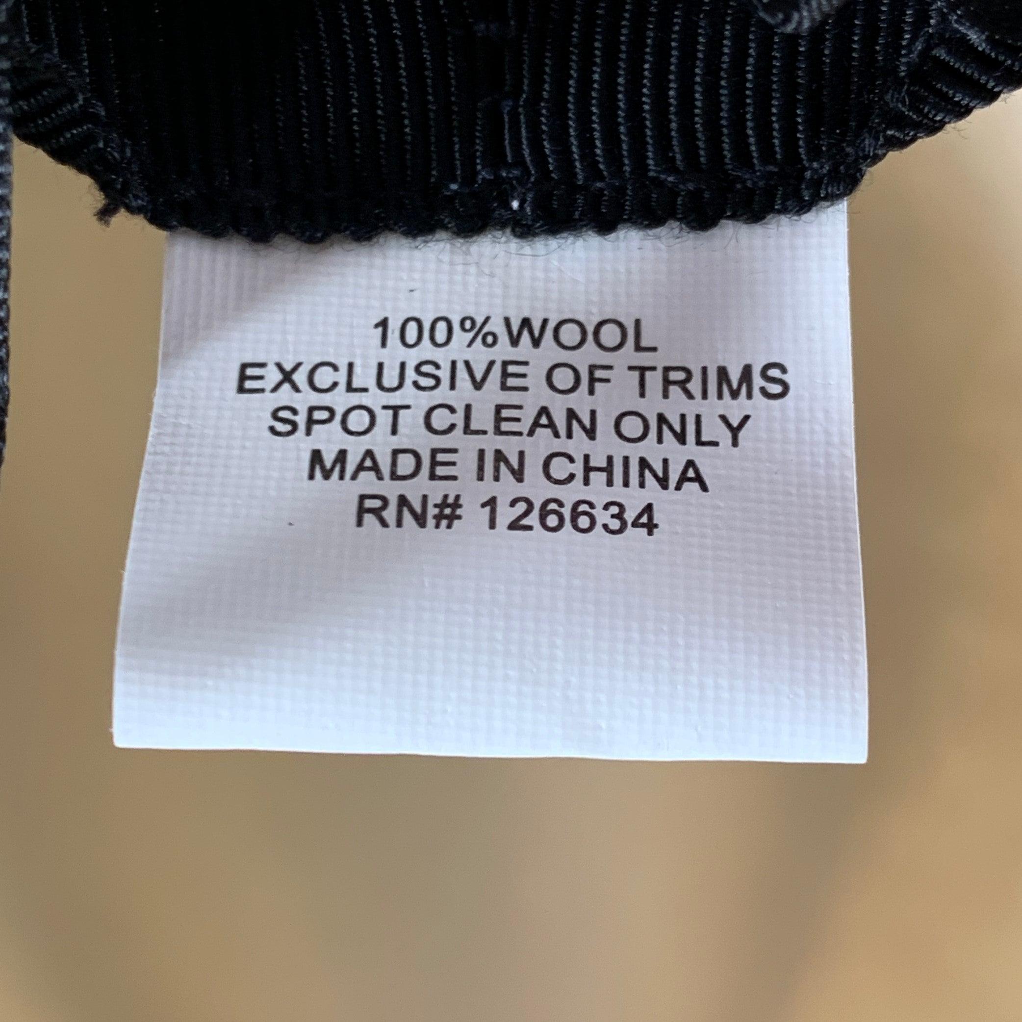 EUGENIA KIM One Size White Wool Felt Wide Brim Chain Trim Fedora Hat For Sale 2
