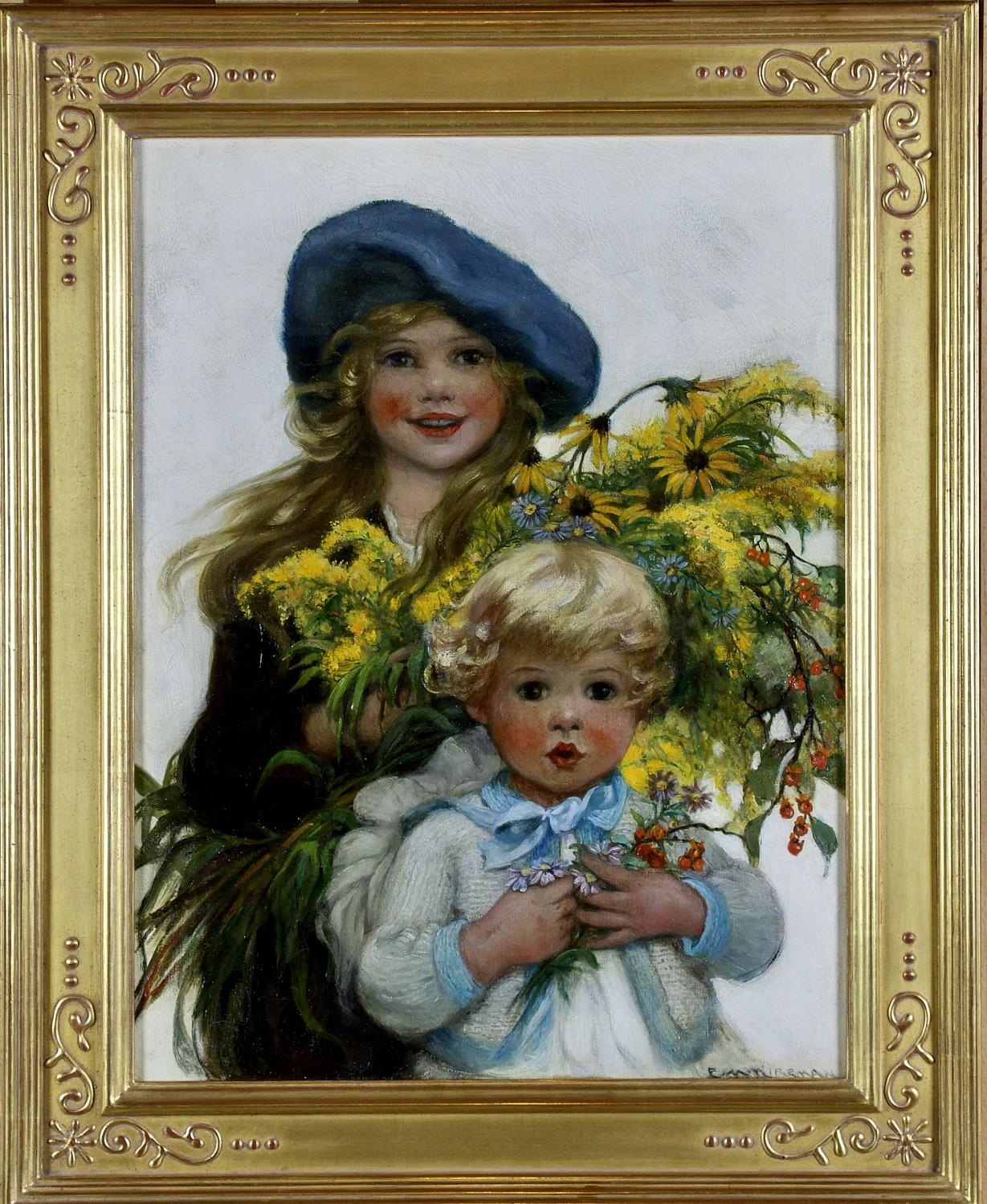 Sœurs - Painting de Eugenie Wireman