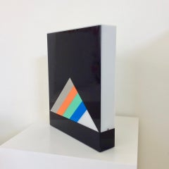 Eugenio Carmi Light Box, Signed Artwork, 1970, Italy