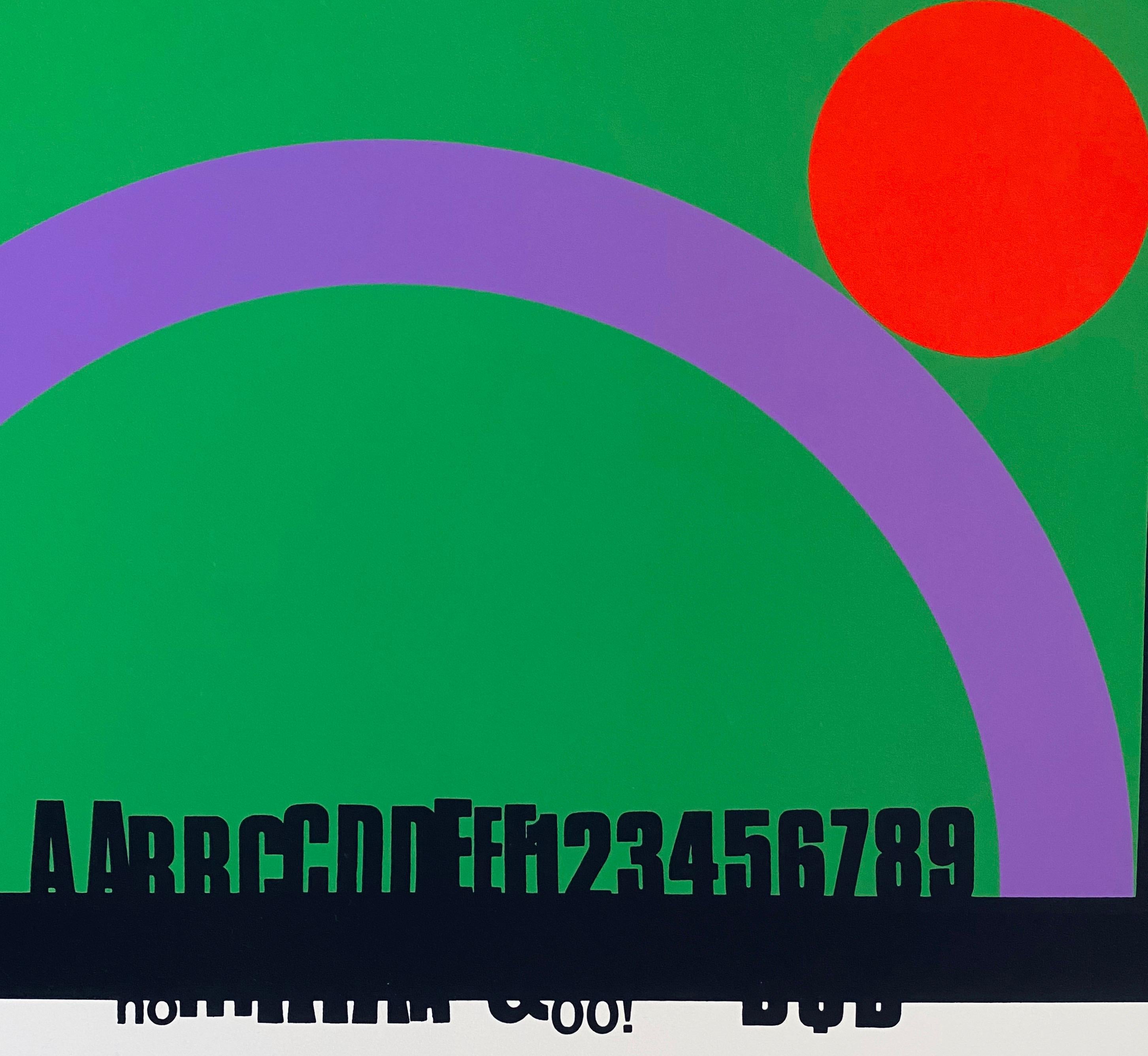 Artista italiano Serigrafia moderna Eugenio Carmi 1