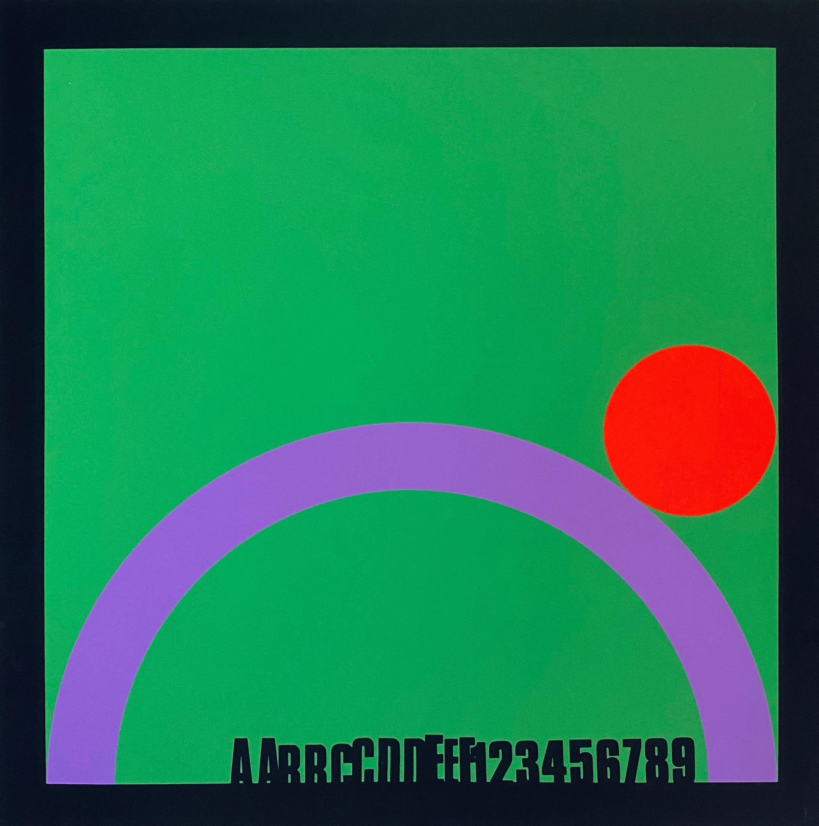 Sérigraphie moderne d'Eugenio Carmi, artiste italien en vente 3