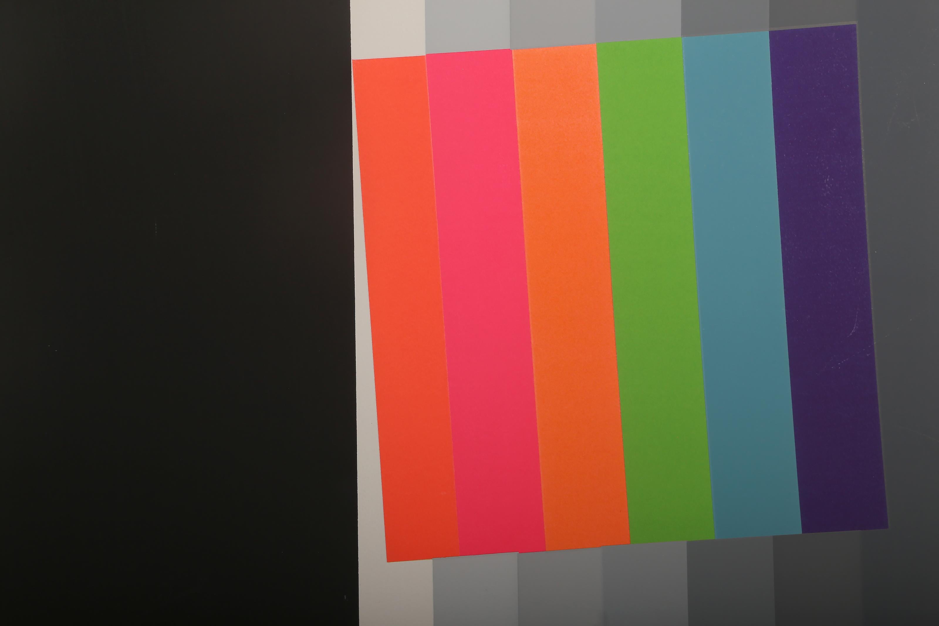 Realite Imaginaire, Abstract Geometric Screenprint by Eugenio Carmi For Sale 1