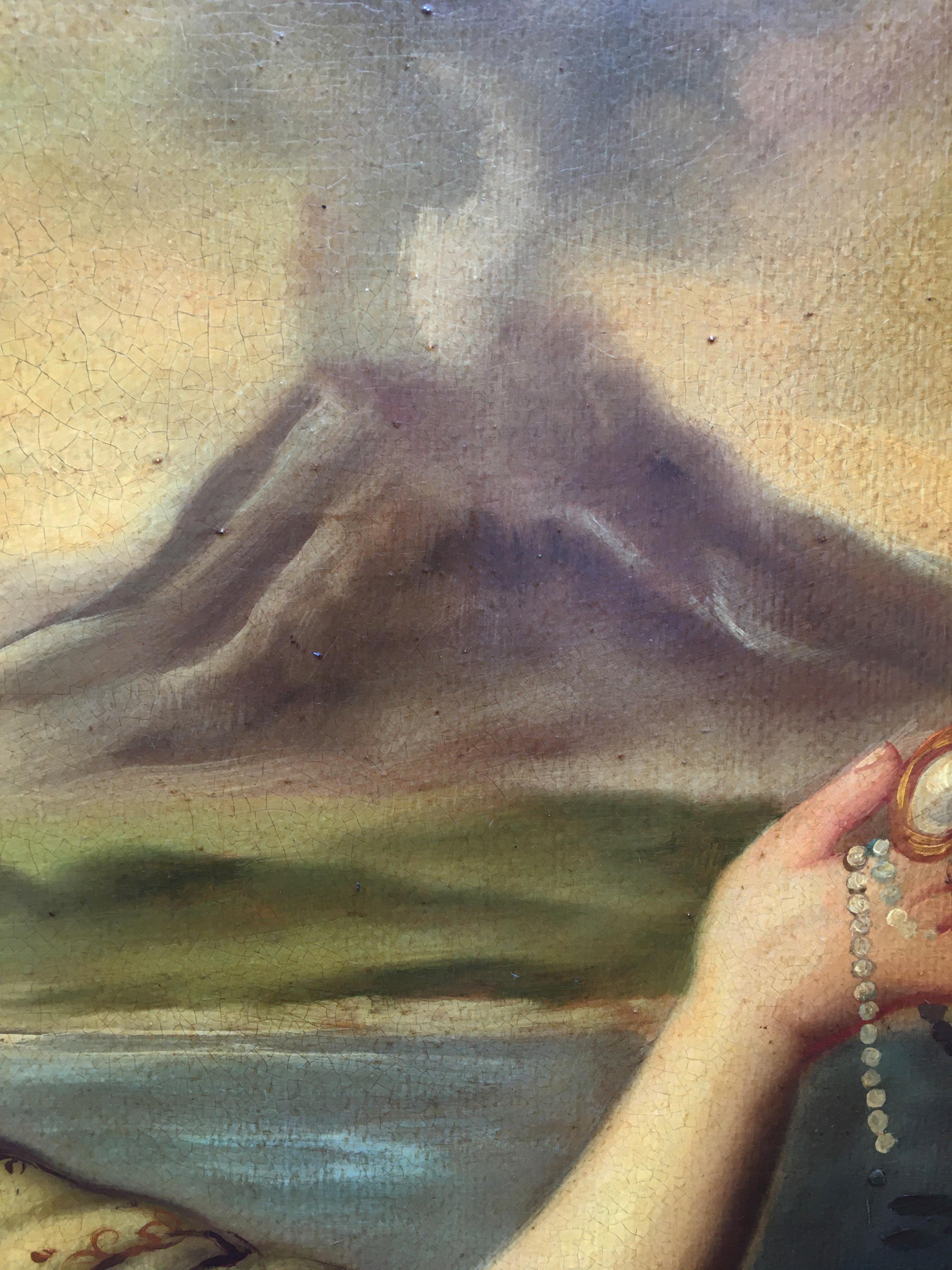 ESCENA ALLEGÓRICA- Eugenio De Blasi - Italiano- Pintura al óleo sobre lienzo 11