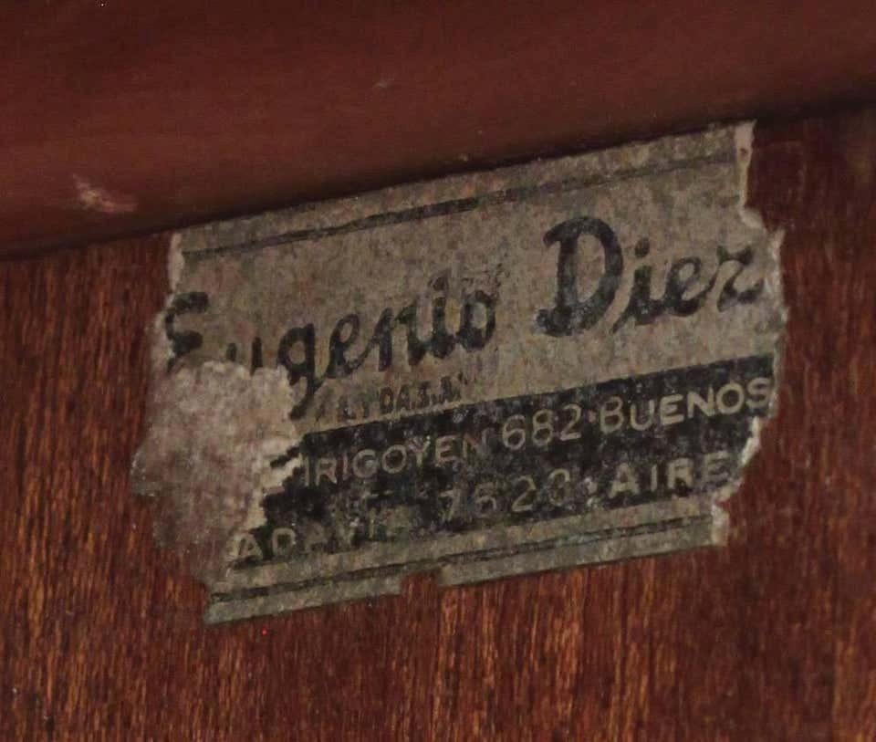 Eugenio Diez de Buenos Aires Meuble de bar flottant illuminé et marqueté en vente 12