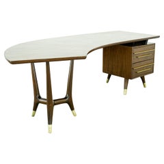 Eugenio Escudero Mid-Century Desk, Mexico, 1950s