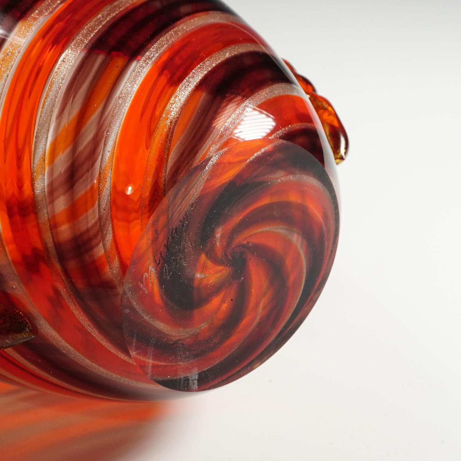 Eugenio Ferro, Vase « A Spirale » de Murano, 2009 en vente 2