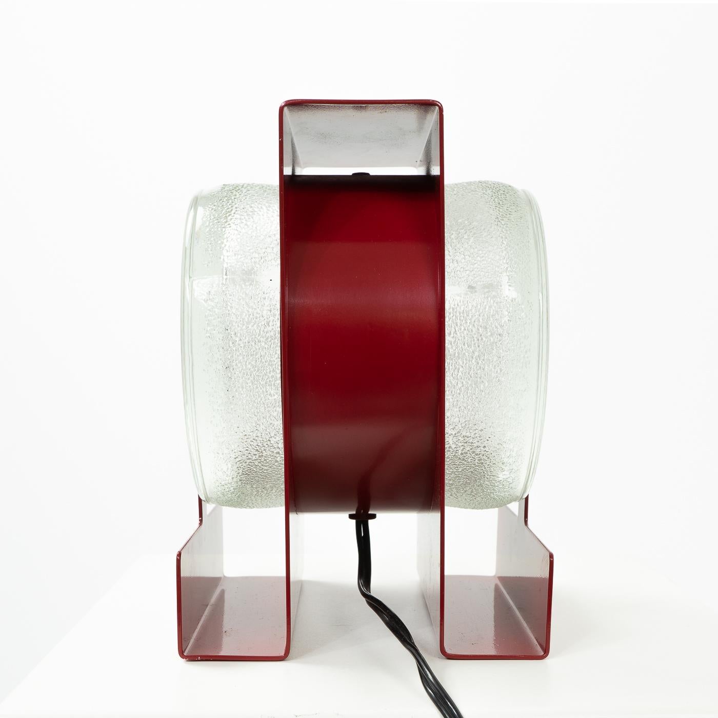 Metal Eugenio Gentili Tedeschi For Fontana Arte “Yoyo” Table Lamp, 1970s For Sale