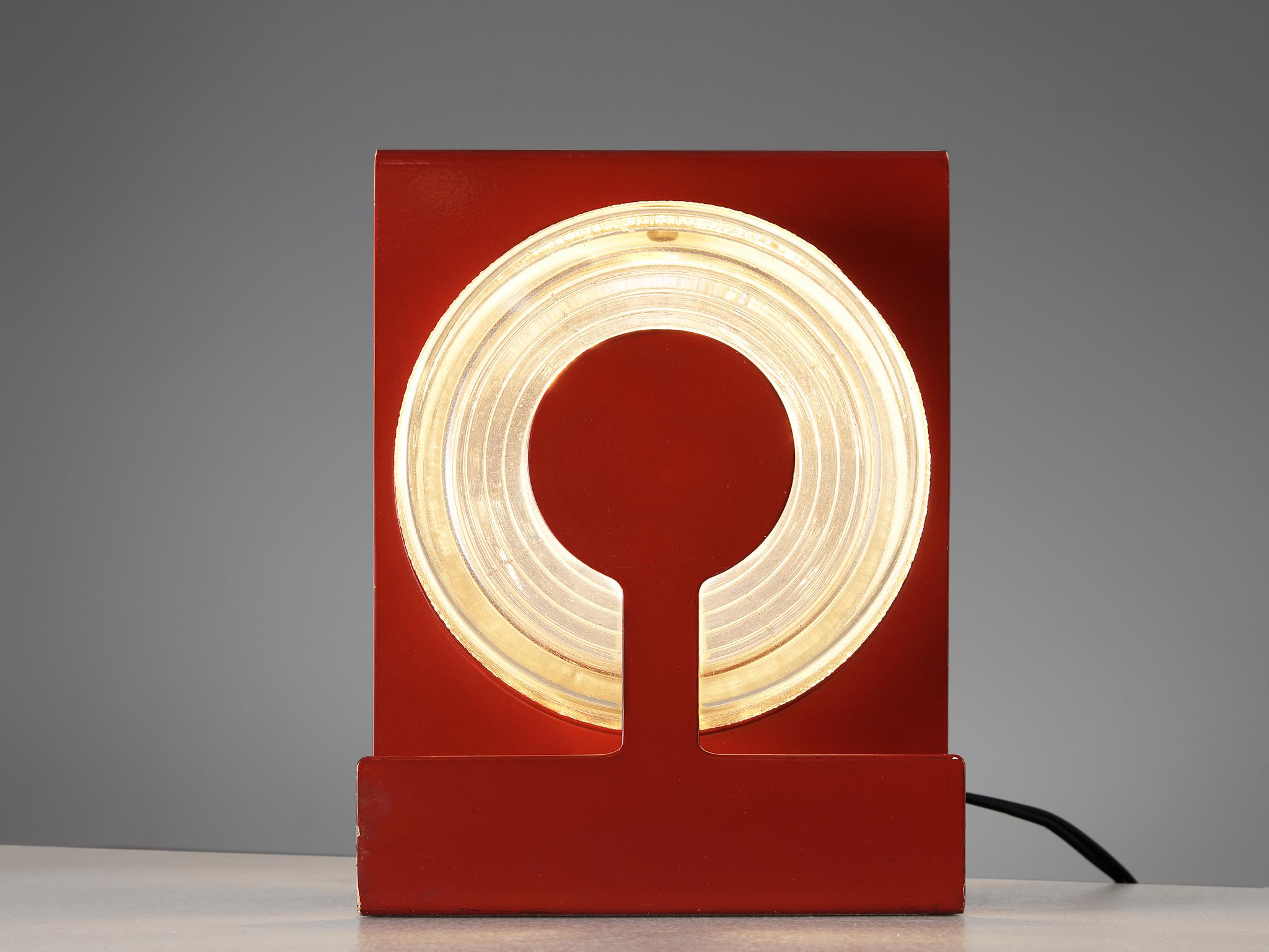 Eugenio Gentili Tedeschi Table Lamp 'Yoyo' for Fontana Arte  In Good Condition In Waalwijk, NL