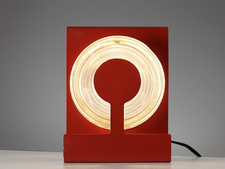 Eugenio Gentili Tedeschi Table Lamp 'Yoyo' for Fontana Arte  In Good Condition For Sale In Waalwijk, NL